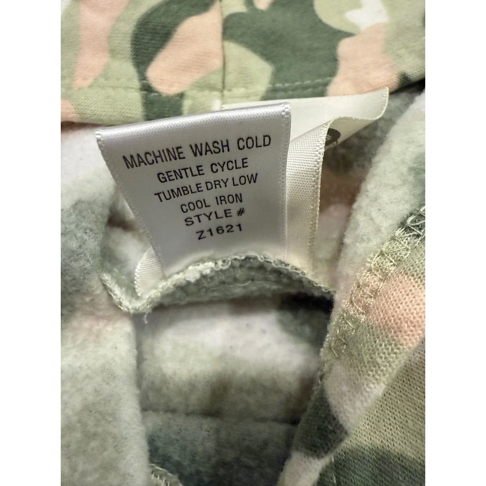 Jenna & Jessie‎ Girls Camo Hoodie and Joggers Set Pink Green Glitter Size 7